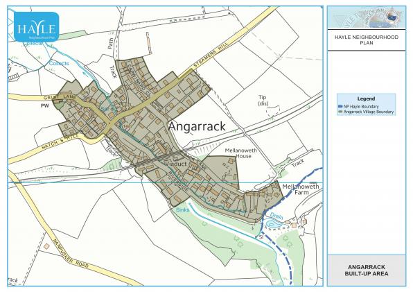 Map 7 Angarrack Built-up Area - Housing