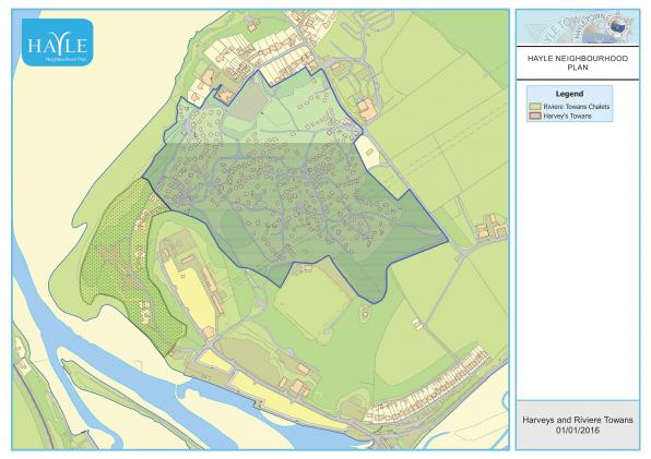 Map 16 Riviere Towans Chalets