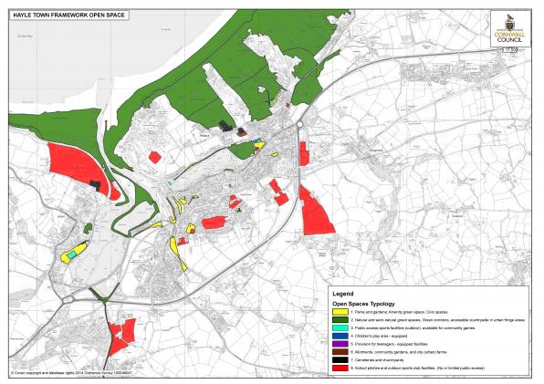 Map 17 Town Framework Open Space