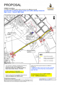 Consultation - Hayle - High Lanes - 30mph speed limit (TRXCP270-69) (Region West) Consultation - Hayle - High Lanes - 30mph speed limit (TRXCP270-69) (Region West)