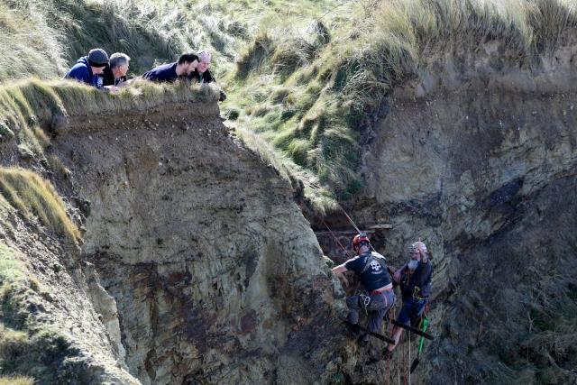 With many people noticing the cart in the cliff for the first time, its appearance has prompted much wonder and speculation about how it got there